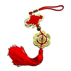 Feng Shui Fortune 8 Coins Red Tassel Hanging - Luck Gift
