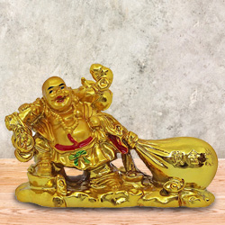 Feng Shui Laughing budha With Potli