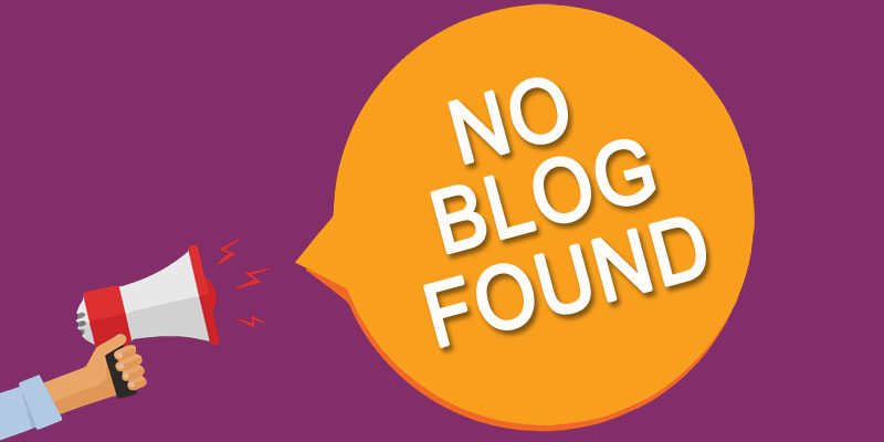 No Blog Found