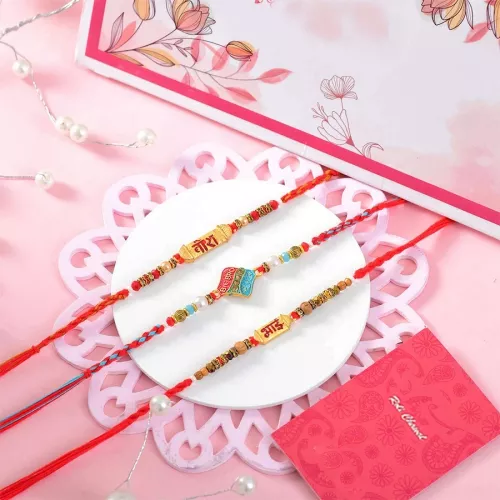 Traditional Bhai Rakhi Gift Set