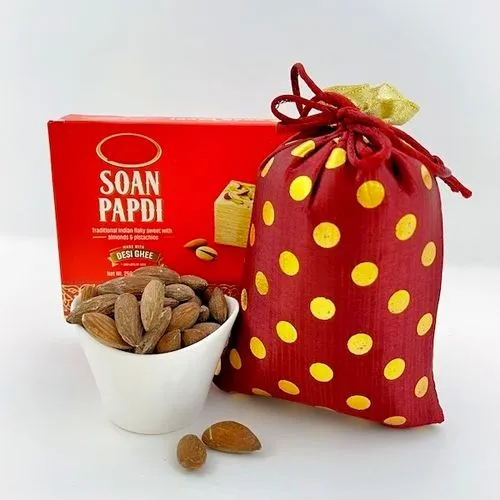 Soan Papdi & Almond Treat
