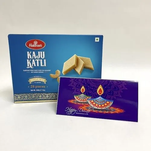 Celebrate with Kaju Katli & Cards
