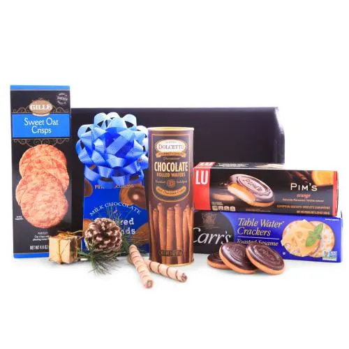 Suave Sapphire Blue Corporate Basket