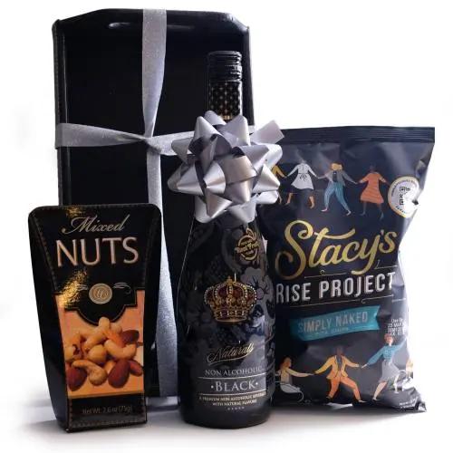 Sparkling Juice and Snack Time