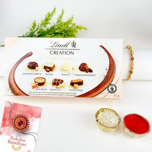 Sweet Desserts with Pearl Rakhi Delight