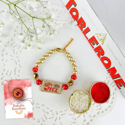 Cherished Rakhi with Toblerone Treat