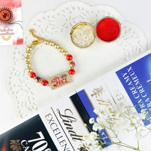 Joyful Rakhi with Premium Lindtt