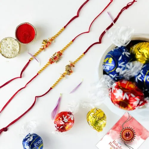 Traditional Rakhi Trio with Truffles