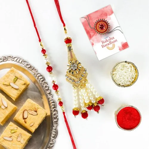 Sweet Pearl Rakhi Celebration Duo