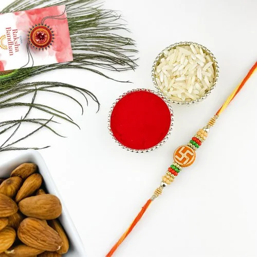 Premium Rakhi with Almond Treats