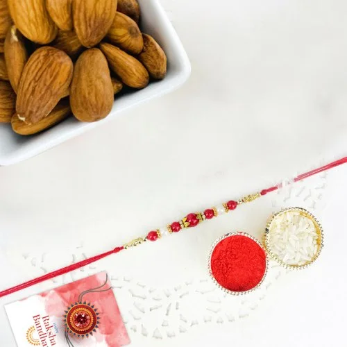 Festive Rakhi with Almond Treats