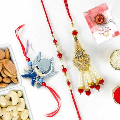 Rakhi Trio Delight Gift Pack