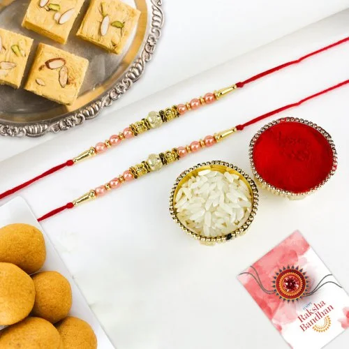 Festive Rakhi & Sweet Indulgence Combo
