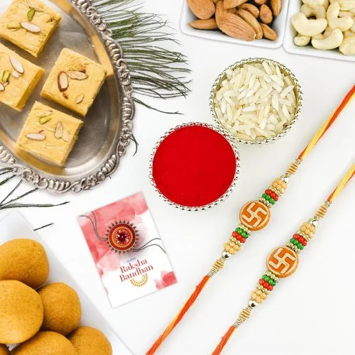 Swastik Rakhi Celebration Gift Hamper
