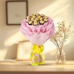 Online Bouquet of 24 pc Ferrero Roacher Chocolates