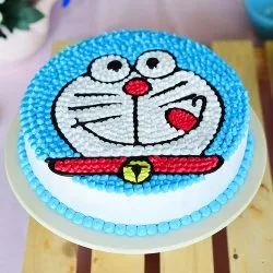 Delectable Doraemon Chocolate Cake Treat