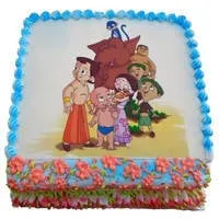 Online Chota Bheem Chocolate Cake
