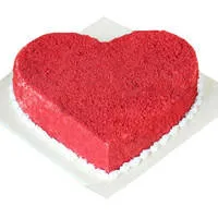 Send Online Heart Shape Red Velvet Cake