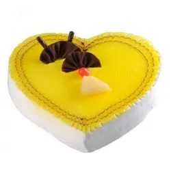 Order Heart Shaped Pineapple Cake