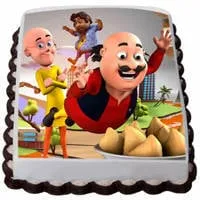 Deliver Kids Motu Patlu Photo Cake