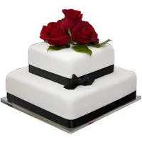 Online Amazing 2 Tier Wedding Cake