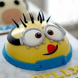 Sensational Minion Smash Cake with Hammer For Kids