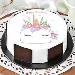 Devilishly Unicorn Designed Cake for Kids