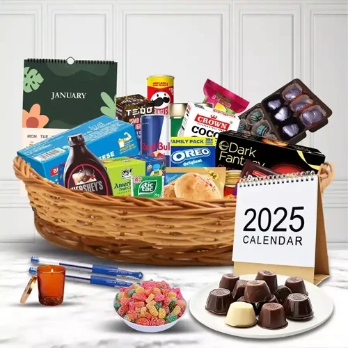 Stunning and Stylish New Year Gift Basket