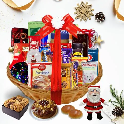 Embrace the Gorgeous Season Christmas Basket<br>