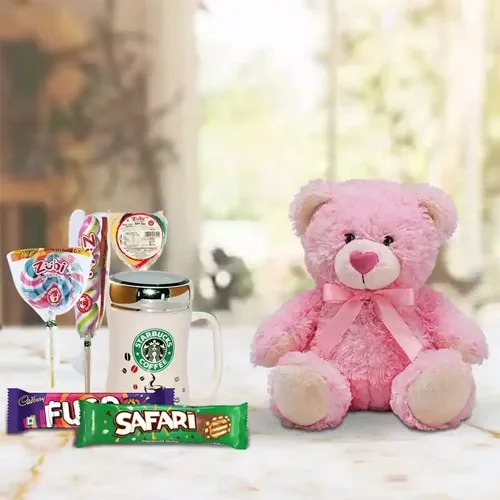 Candies n Chocolates with 6 inch Teddy