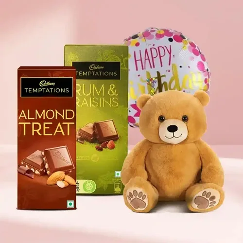 Amusing Cadbury Temptations N Teddy Combo