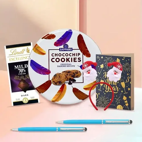 Delicious New Year Chocos n Cookies Combo