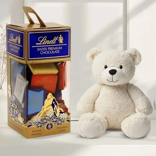 Exclusive Lindt Swiss Chocos N 6 inch Teddy