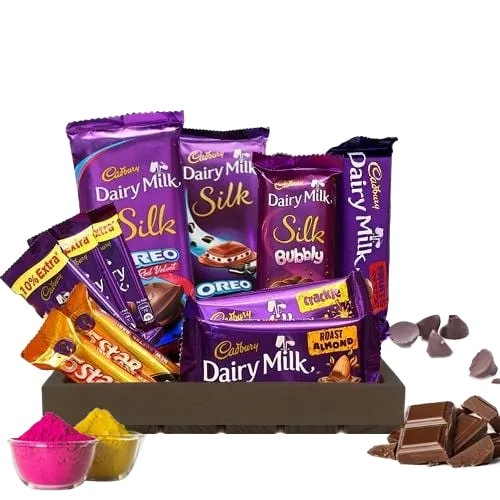 Blissful Chocos Gift Basket for Holi