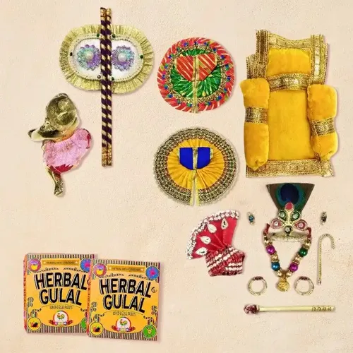 Marvelous Laddu Gopal Ji Shringar Combo Set