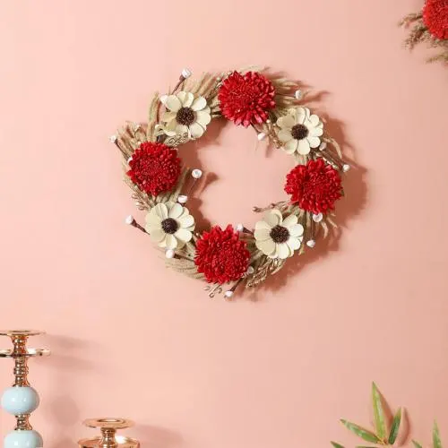 Elegant X Mas Doorway Floral Accent