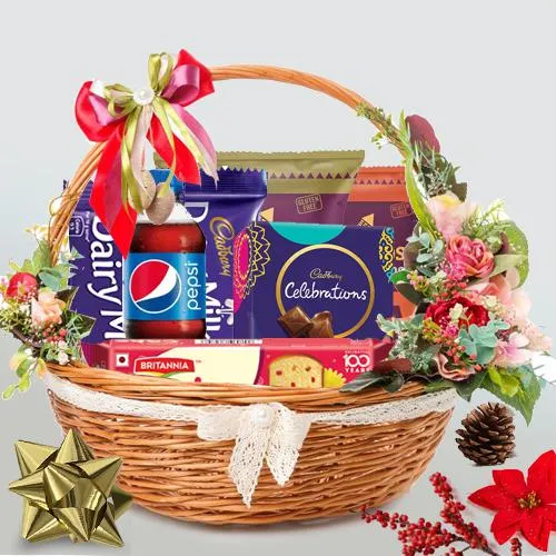 Amazing Moods of Happiness Gift Basket with Cadbury Assortment