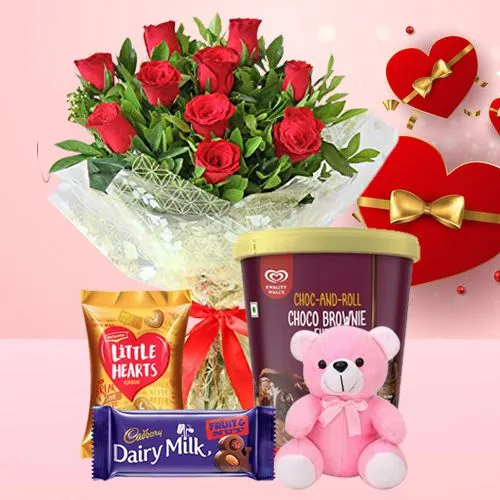 Astonished Retail Cute Pink Soft Teddy Bear with Creamy Chocolates |  Designer Motu Patlu Kids Rakhi with Chocolates | Rakhi Chocolate Gift |  Roli