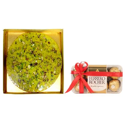 Badam Rotlo from Kandoi Bhogilal Mulchand with Ferrero Rocher Chocolate