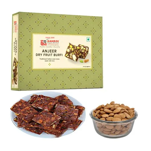 Khajur Anjeer Bite from Kandoi Bhogilal Mulchand with Crunchy Almonds