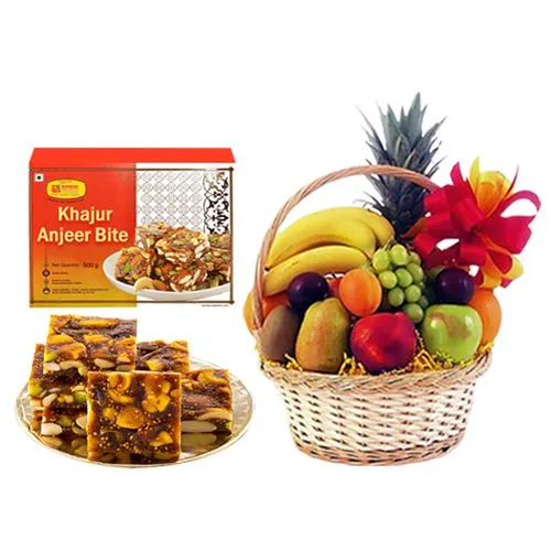 Khajur Anjeer Bite from Kandoi Bhogilal Mulchand with Chocolate Pastry