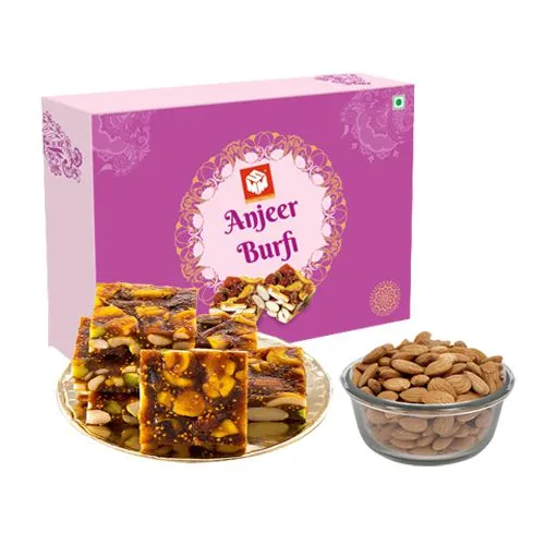 Anjeer Pak from Mohanlals Mithaiwala with Crunchy Almonds