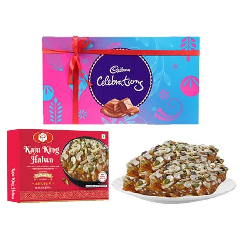 Kaju King Halwa from Mohanlals Mithaiwala with Cadbury Celebration