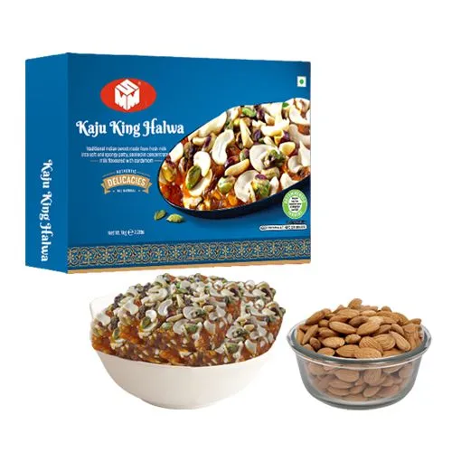 Kaju King Halwa from Mohanlals Mithaiwala with Crunchy Almonds