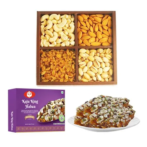 Kaju King Halwa from Mohanlals Mithaiwala with Mixed Dry Fruits