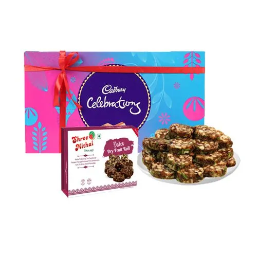 Dry Fruit Dates Roll from Shree Mithai with Cadbury Celebration