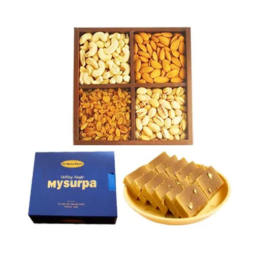 Mysurpa from Sri Krishna Sweets with Mixed Dry Fruits