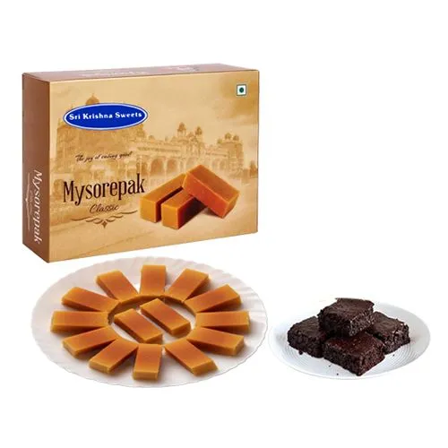 Mysurpa from Sri Krishna Sweets with Browine