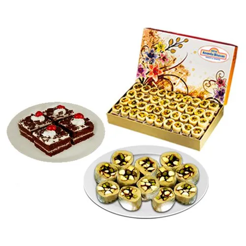 Dry Fruit Honey Dew from Adyar Ananda Bhawan with Chocolate Pastry