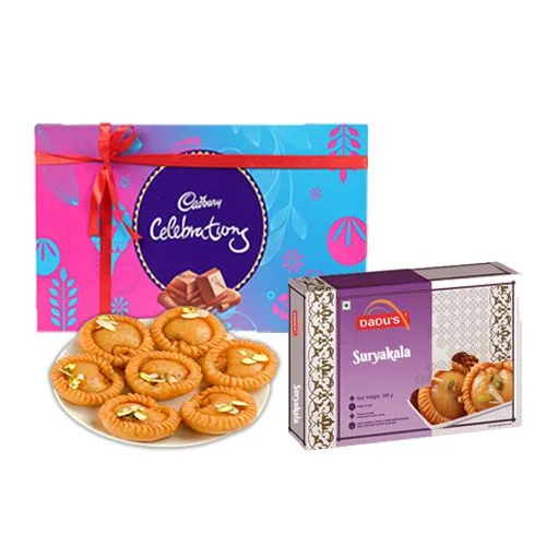 Suryakala from Dadus with Cadbury Celebration